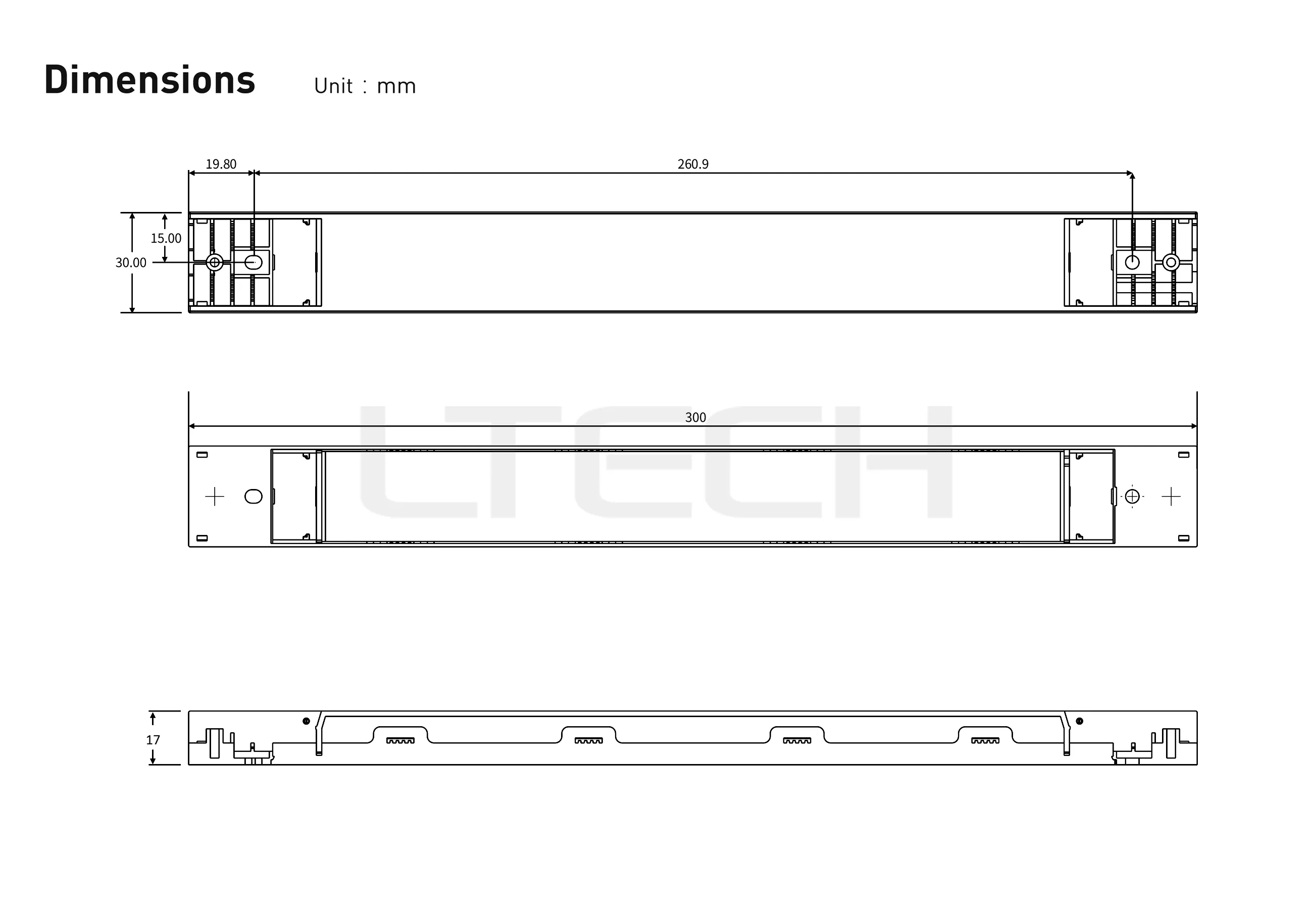 Intelligent Constant Voltage  LED Driver, ON/OFF, 60W, 24VDC 2.5A , 220-240Vac, IP20, 5yrs Warrenty. SN-60-24-G1N  LTECH On/Off Constant Voltage